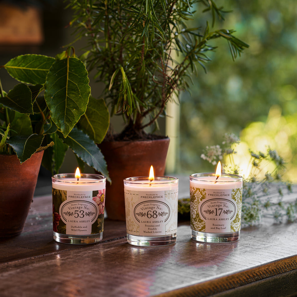 Laura Ashley Trio of Candles