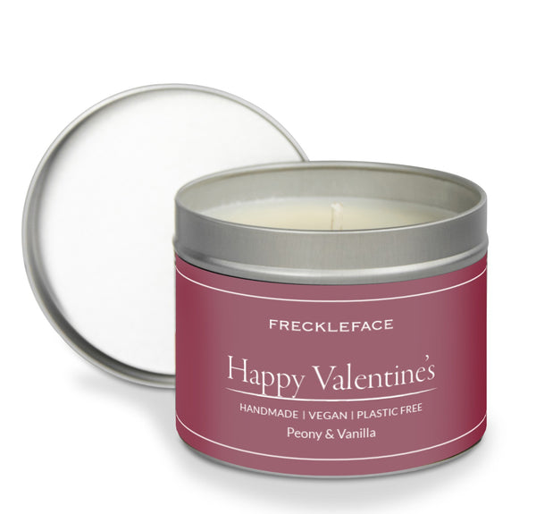 Valentine's Day Tin Candle