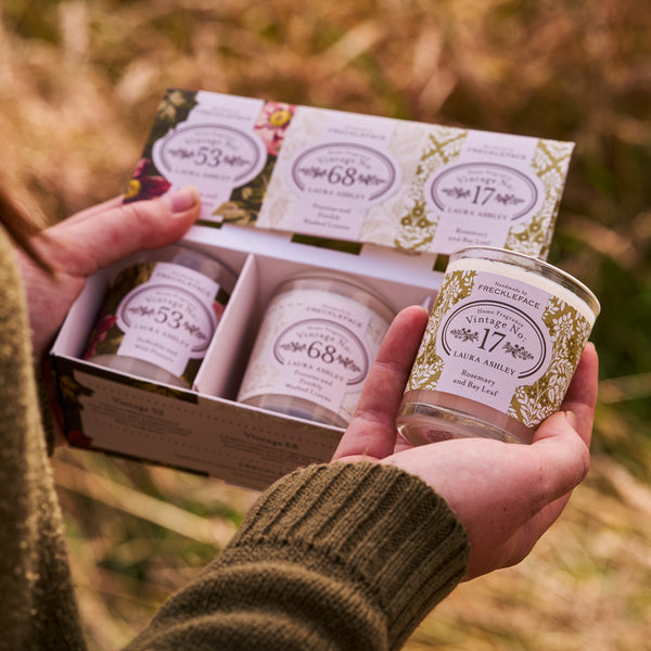 Laura Ashley Trio of Candles