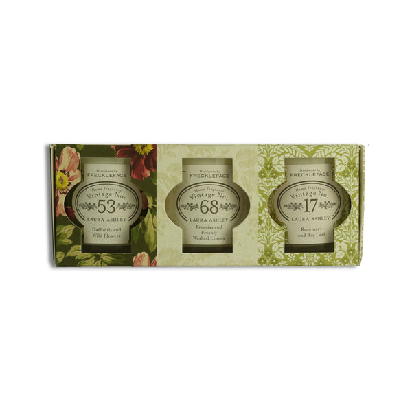 Laura Ashley Trio of Candles
