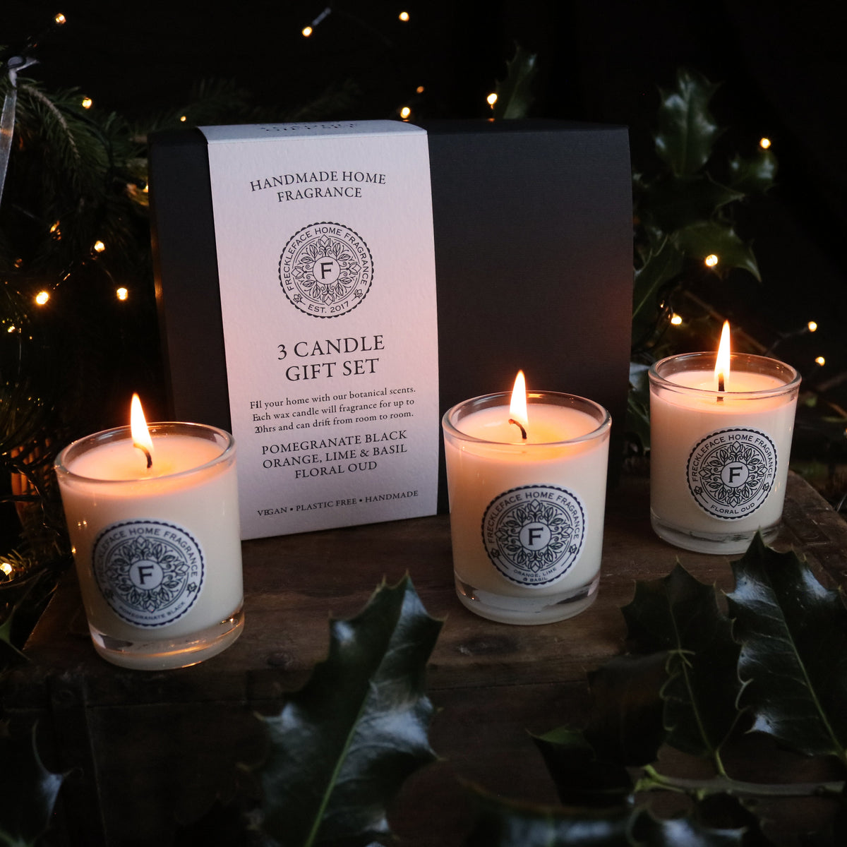 Three Candle Gift Set