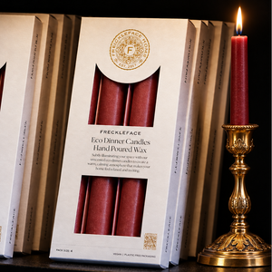 Eco Dinner Candles Red