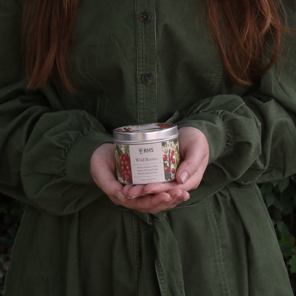 RHS Heritage Tin Candle