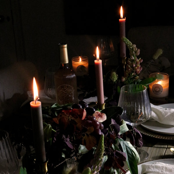 Eco Dinner Candles White