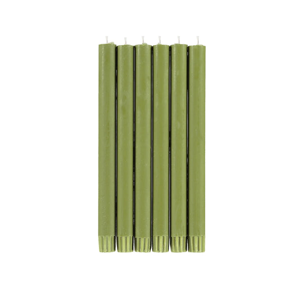 Eco Dinner Candles Olive