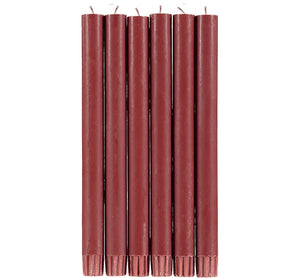 Eco Dinner Candles Red
