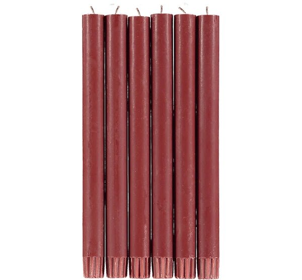 Eco Dinner Candles Red
